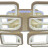 Потолочная люстра Seven Fires Bernt SF7066/9C-SGD-RGB