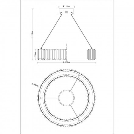 Подвесной светильник Moderli Columbia V9060-PL