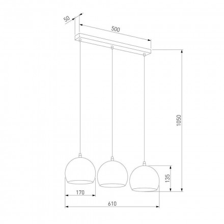 Подвесной светильник TK Lighting 2081 Yoda Black