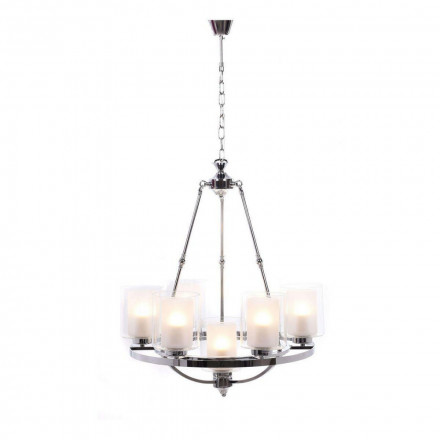 Подвесная люстра Lumina Deco Santini LDP 1220-7 CHR+WT