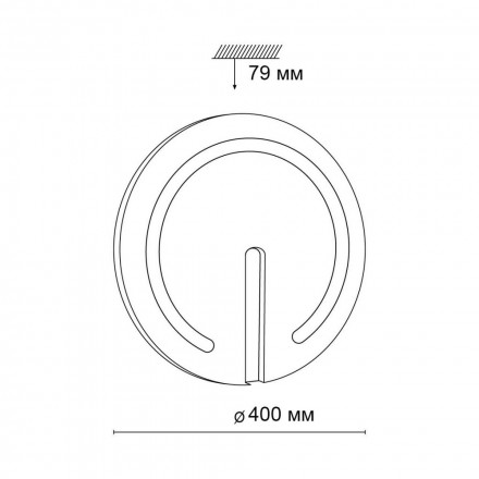 Настенно-потолочный светильник Sonex Button 3041/DL