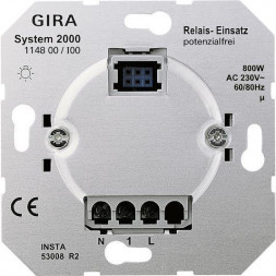 Реле с беспотенциальным контактом Gira System 2000 114800