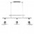 Подвесная люстра Lumina Deco Setorre LDP 711-3 CHR