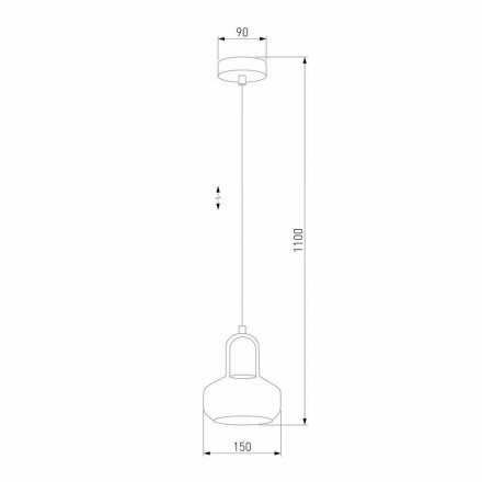 Подвесной светильник TK Lighting 2394 Vichy Gold