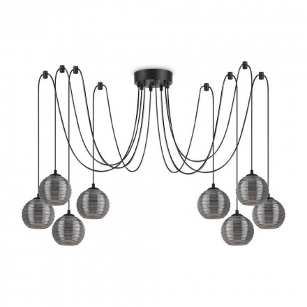 Подвесная люстра Ideal Lux Riga SP8 Fume 241197