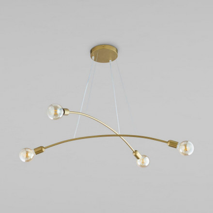 Подвесная люстра TK Lighting 2727 Helix Gold