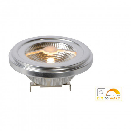 Лампа светодиодная диммируемая Lucide G53 10W 2200-3000K хром 49044/10/31
