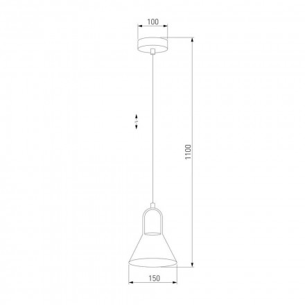 Подвесной светильник TK Lighting 2430 Vichy Black