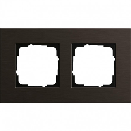 Рамка 2-постовая Gira Esprit коричневый 0212127