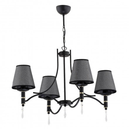 Люстра подвесная Alfa Abil Black Silver 22964
