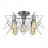 Люстра потолочная Arte Lamp A6048PL-5CC