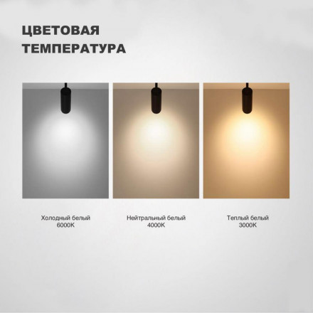 Светильник трековый Novotech Nail 358747