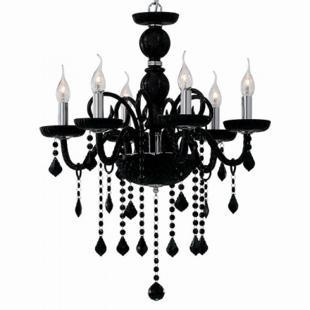 Подвесная люстра Ideal Lux Giudecca SP6 Nero 032504