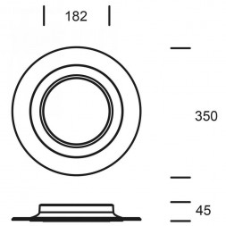 Светильник настенно-потолочный Deko-Light Orbit 401009