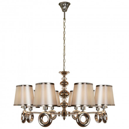 Подвесная люстра iLamp Brooklyn P2401-8 Nickel