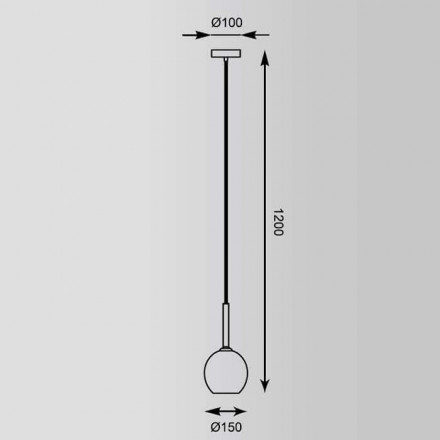 Подвесной светильник Zumaline Monic MD1629-1(chrome)