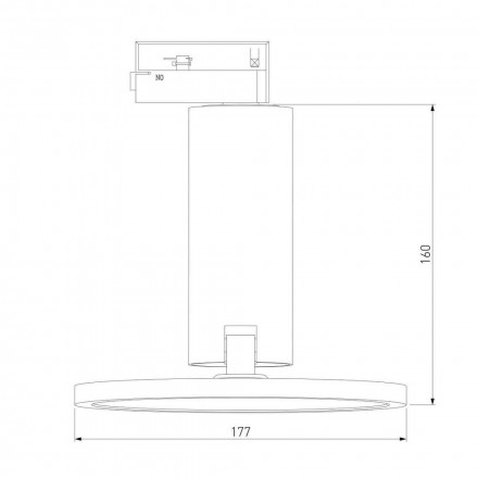 Светильник трековый Elektrostandard Brain LTB50 12W 4200K черный 4690389148156
