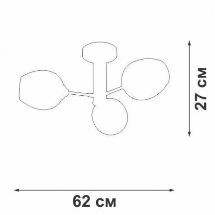 Потолочная люстра Vitaluce V3956-7/3PL