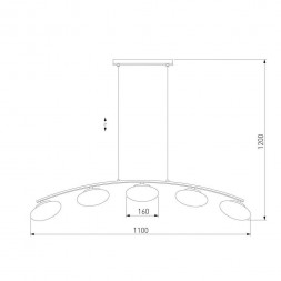 Подвесная люстра TK Lighting 3179 Marika