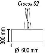 Подвесной светильник TopDecor Crocus Glade S2 01 329g