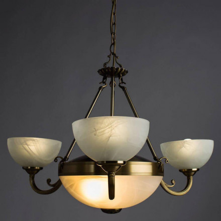 Люстра подвесная Arte Lamp Windsor White A3777LM-3-2AB