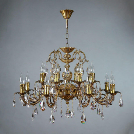 Люстра подвесная Ambiente Alicante 8888/8+8 AB Tear drop
