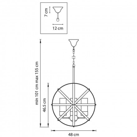Подвесная люстра Lightstar Cero 731147