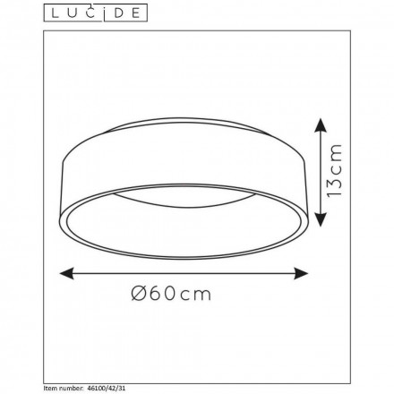 Потолочный светильник Lucide Talowe Led 46100/42/31