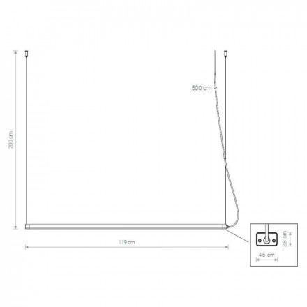 Подвесной светильник Nowodvorski Cameleon H Led 8455