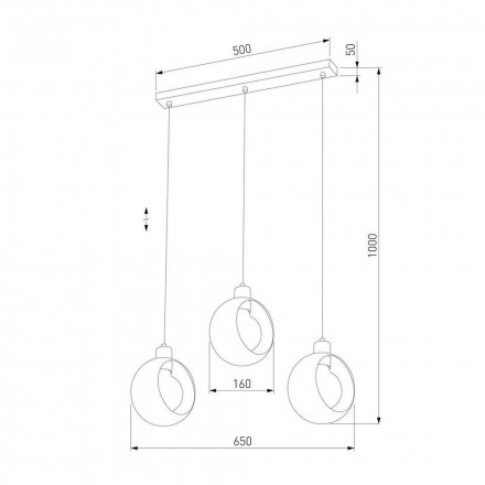 Подвесной светильник TK Lighting 2753 Cyklop