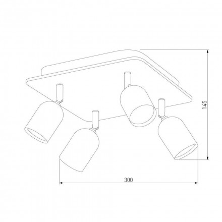 Спот TK Lighting 3297 Top Wood