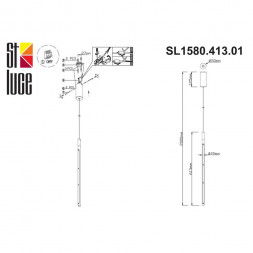 Подвесной светильник ST Luce Ralio SL1580.413.01