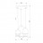 Подвесная люстра TK Lighting 3357 Marco Silver