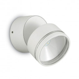 Уличный настенный светильник Ideal Lux Omega Ap Round Bianco 4000K 172538