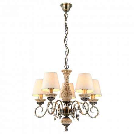 Люстра подвесная Arte Lamp Ivory A9070LM-5AB