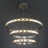 Подвесной светильник Eurosvet с пультом управления 90163/3 сатин-никель
