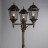 Светильник садово-парковый Arte Lamp Genova A1207PA-3BN