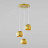 Подвесная люстра TK Lighting 3448 Yoda Gold