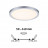 Встраиваемая светодиодная панель Paulmann Areo VariFit 93051