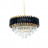 Подвесная люстра Lumina Deco Funneli LDP 6003-500 BK+F.GD