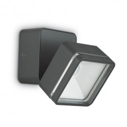 Уличный настенный светильник Ideal Lux Omega Ap Square Antracite 4000K 172514