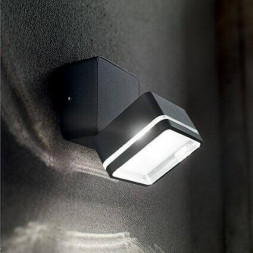 Уличный настенный светильник Ideal Lux Omega Ap Square Antracite 4000K 172514
