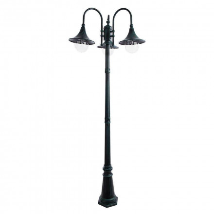 Светильник садово-парковый Arte Lamp Malaga A1086PA-3BG