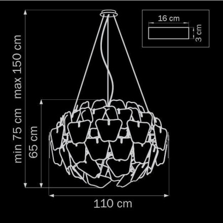 Подвесная люстра Lightstar Planaria 808030