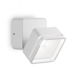 Уличный настенный светильник Ideal Lux Omega Ap Square Bianco 4000K 172507