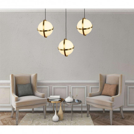 Подвесной светильник Lumina Deco Signia LDP 6833-250 WT+GD