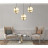 Подвесной светильник Lumina Deco Signia LDP 6833-250 WT+GD